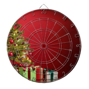 Christmas Tree and Parcels Dartboard