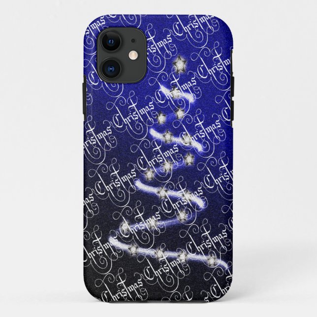 Christmas Tree and Stars - Case-Mate iPhone Case (Back)