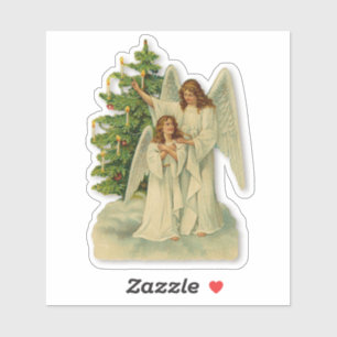 Christmas Tree Angels Antique Victorian Romance