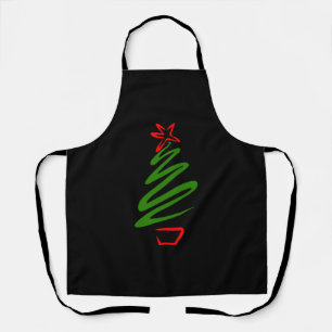Christmas tree apron