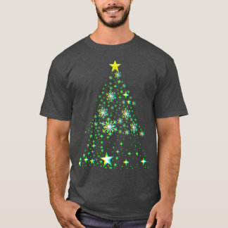 Christmas Tree Artist Funny Abstract Art Holiday F T-Shirt