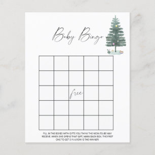 Christmas tree - baby bingo game