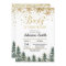 Christmas Tree Baby Shower invitation Winter