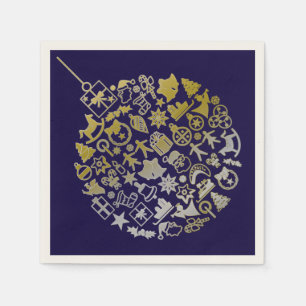 Christmas Tree Ball Ornament + your ideas Napkin