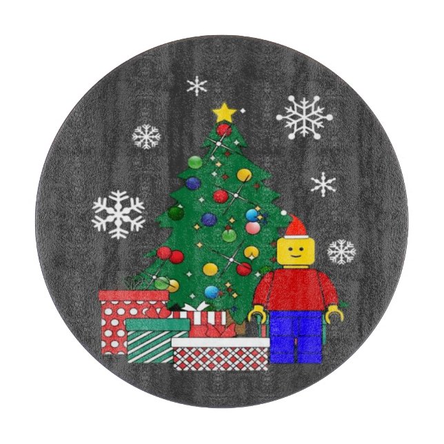  Christmas Tree Baseball  Cutting Board (Front)