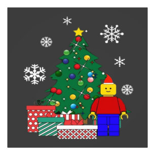 Christmas Tree Baseball Photo Print
