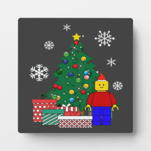 Christmas Tree Baseball Plaque