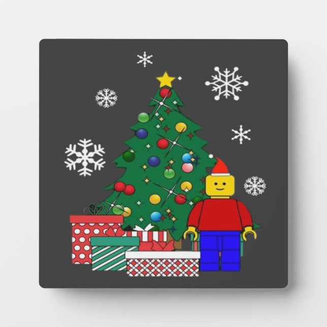  Christmas Tree Baseball  Plaque (Front)