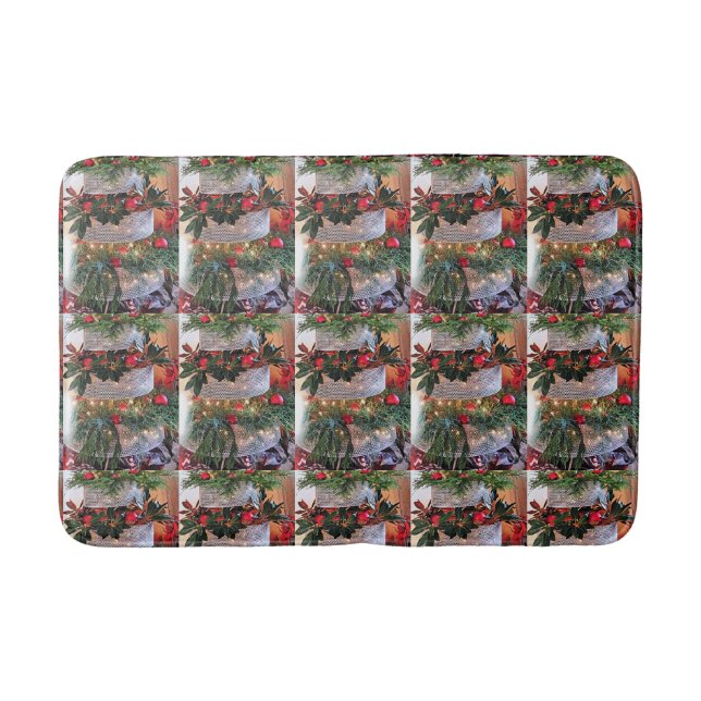 "CHRISTMAS TREE" BATH MAT (Front)