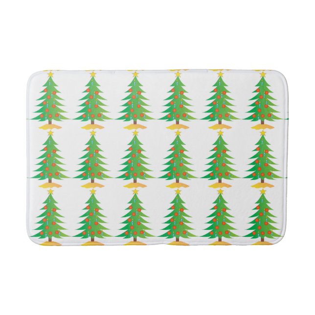 **CHRISTMAS TREE BATH MATT** MATCHING ACCESSORIES BATH MAT (Front)