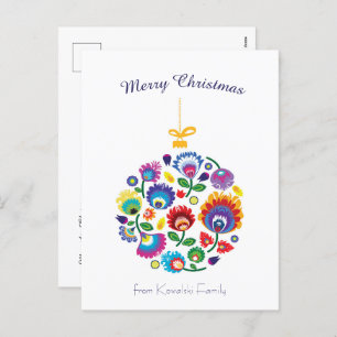 🎄Christmas tree bauble - folklore [white] Holiday