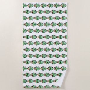 christmas tree beach towel