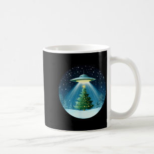 Christmas Tree Beamed By Ufo For Interstellar Holi Coffee Mug