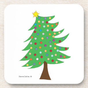 Christmas Tree Beverage Coaster