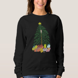 Christmas Tree Black Sweatshirt