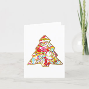 Christmas Tree Blank Note Card
