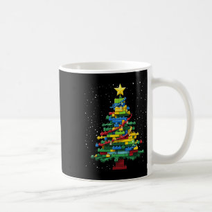 Christmas Tree Block Brick Building Xmas Master Bu Coffee Mug