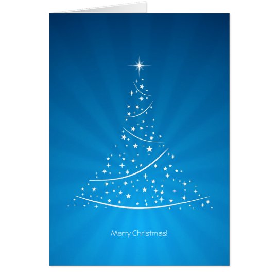 Christmas Tree (Blue) card