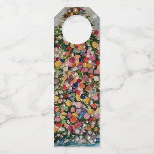 CHRISTMAS TREE  BOTTLE TAG