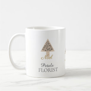 Christmas Tree Boutique Florist Branding, Noel Coffee Mug