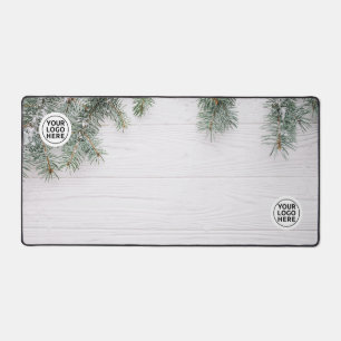 Christmas Tree Branches Desk Mat Mouse Pad