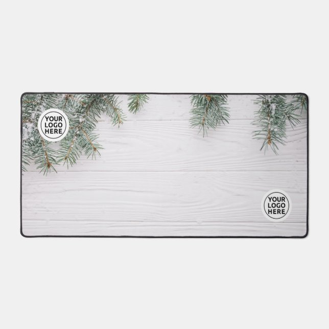 Christmas Tree Branches Desk Mat Mouse Pad (Front)