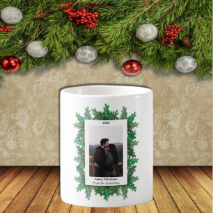 Christmas Tree Branches Photo Coffee Mug