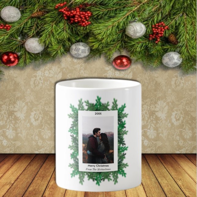 Christmas Tree Branches Photo Coffee Mug (Creator Uploaded)