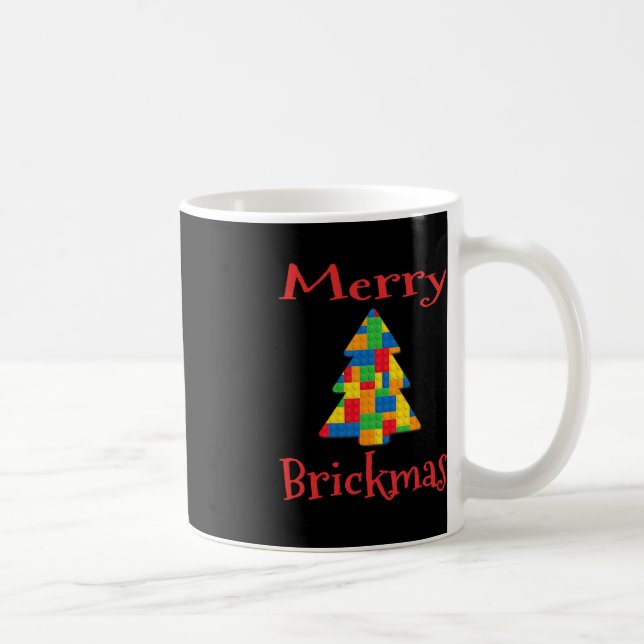 Christmas Tree Brick Master Builder Brick Set Bloc Coffee Mug (Right)