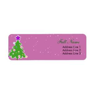 Christmas Tree Bright - christmas labels