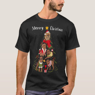 Christmas Tree Brussels Griffon Lover Bruss Griff T-Shirt