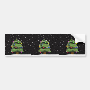 Christmas Tree Bumper Sticker