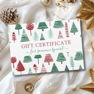 CHRISTMAS TREE BUSINESS CERTIFICATE gift for you