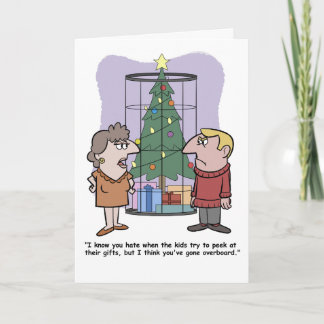 Christmas Tree Cage Card