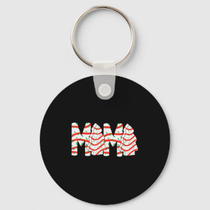 Christmas Tree Cake Mama Xmas Mom Family Matching  Key Ring