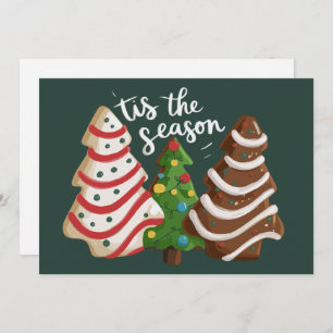 Christmas Tree Cake Tis The Season Xmas Holiday