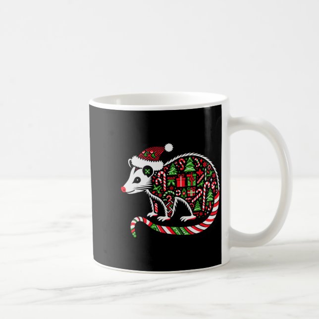 Christmas Tree Candy Ssum Santa Christmas Womens M Coffee Mug (Right)