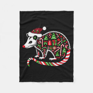 Christmas Tree Candy Ssum Santa Christmas Womens M Fleece Blanket