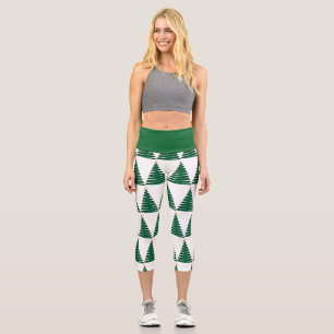 christmas tree capris leggings