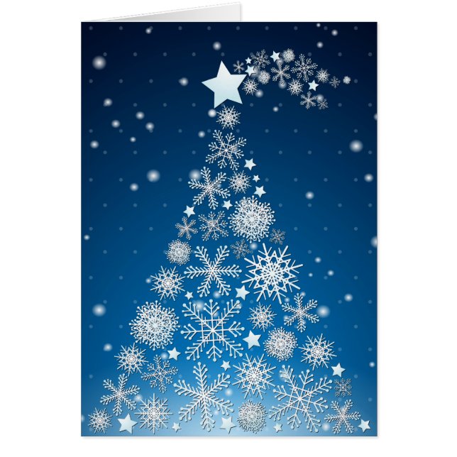 Christmas tree, card (Front)