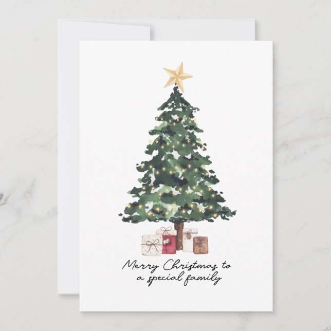 Christmas Tree Card (Front)