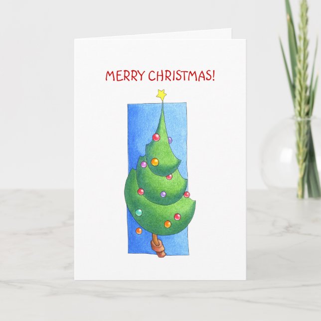 Christmas Tree Card (Front)