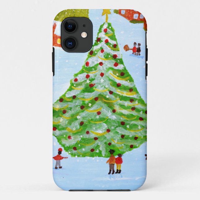 Christmas Tree Case-Mate iPhone Case (Back)