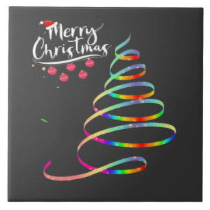 Christmas Tree Ceramic Tile
