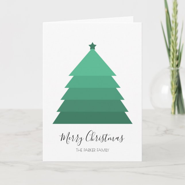 Christmas Tree Christmas Card (Front)