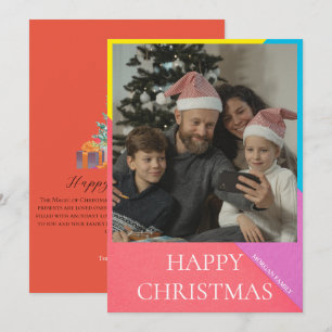 Christmas Tree   Christmas Holiday Photo Card