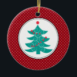 Christmas Tree Christmas Ornaments<br><div class="desc">This elegant ornament can be totally personalised by you to make a wonderful holiday gift for anyone on your shopping list!
Artwork by Sarah Paris</div>