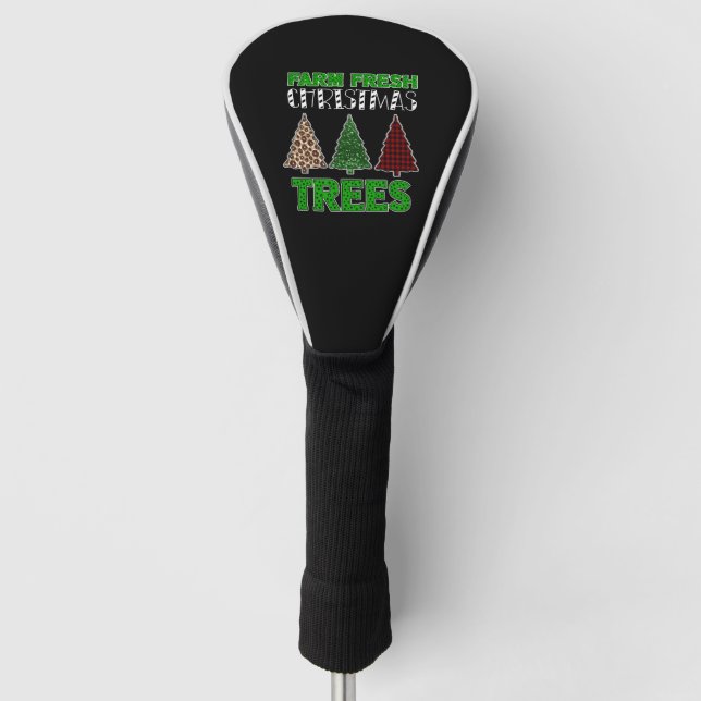 Christmas tree Christmas tree Christmas Golf Head Cover (Front)