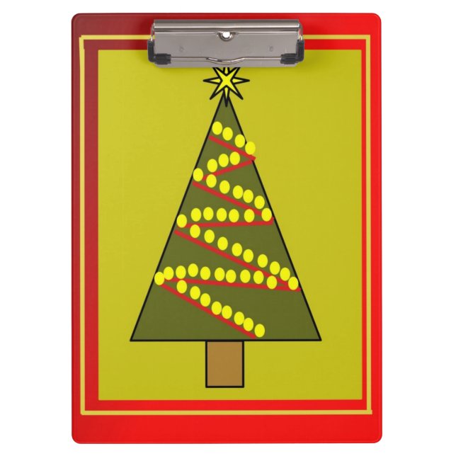 Christmas Tree Clipboard (Front)