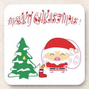 Christmas tree coaster